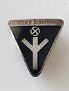 Frauenschaft Welfare membership badge with silver border